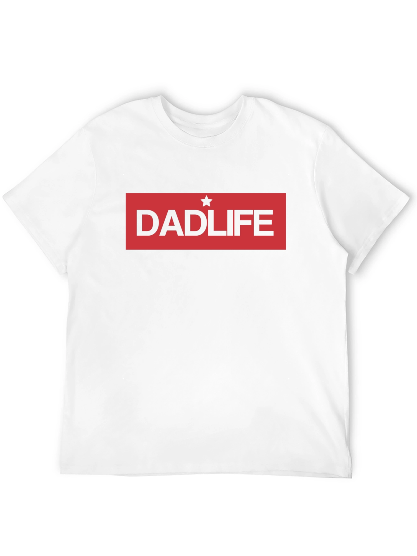Dad Life Graphic Tee - Black Casual Comfort