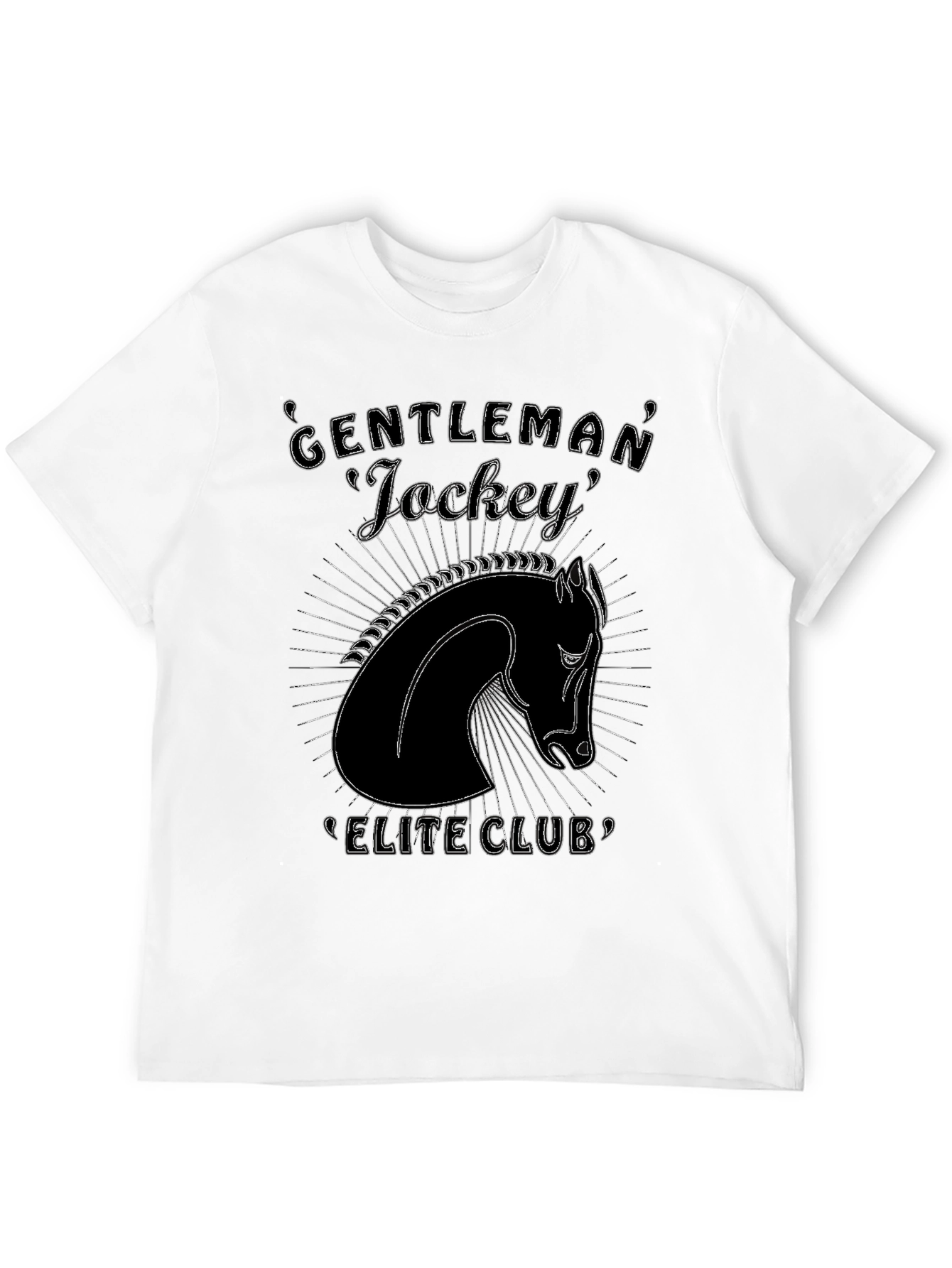 Gentleman Jockey Elite Club Black T-Shirt