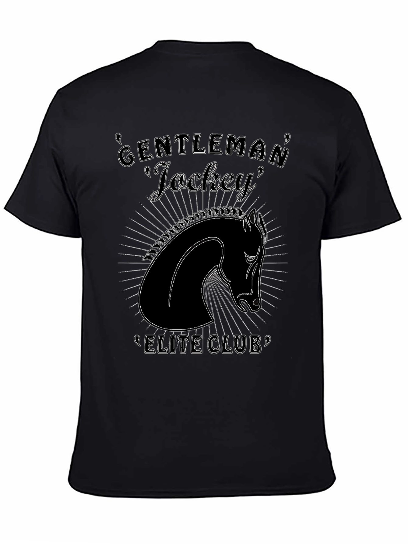 Gentleman Jockey Elite Club Black T-Shirt