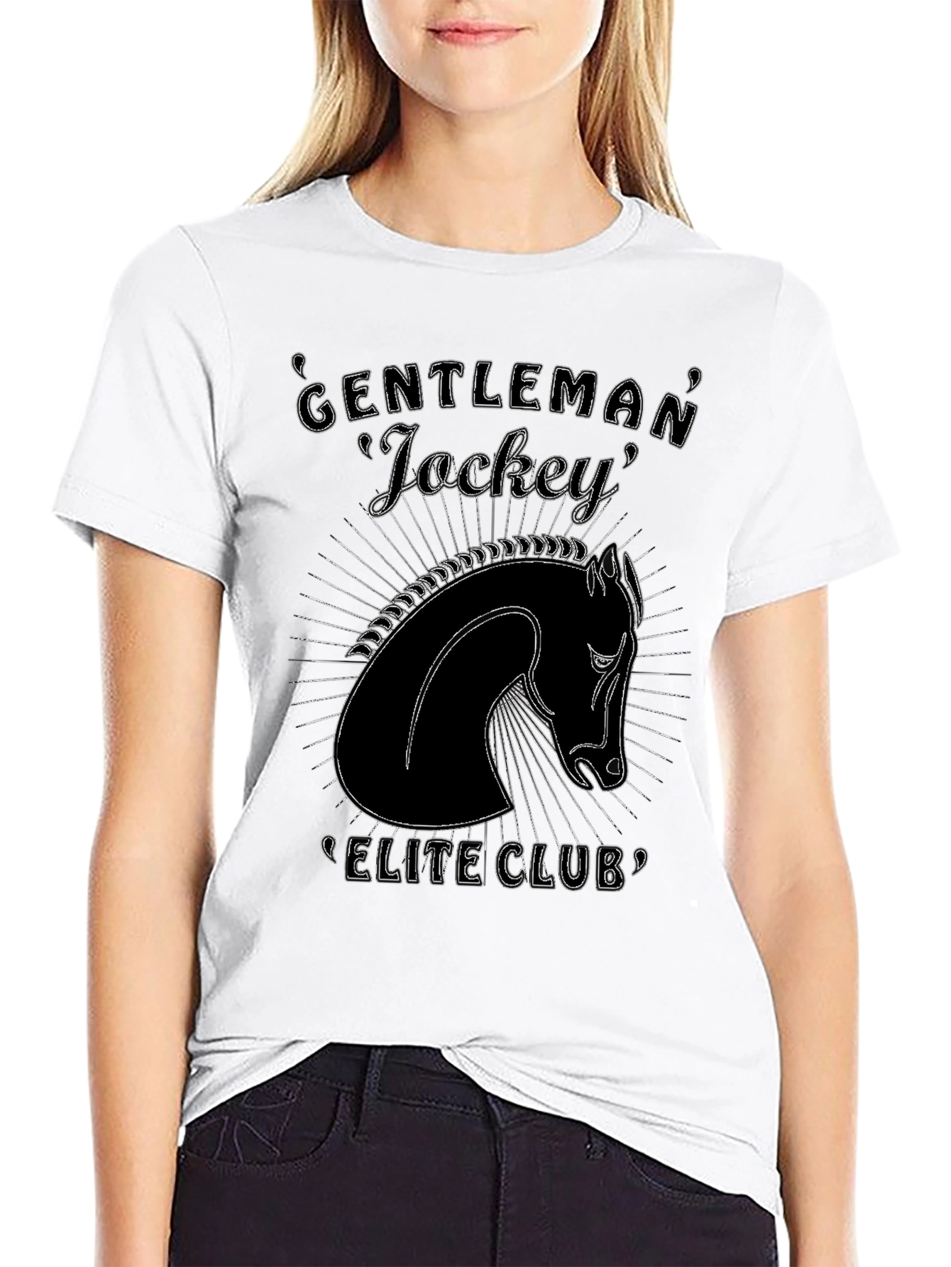Gentleman Jockey Elite Club Black T-Shirt