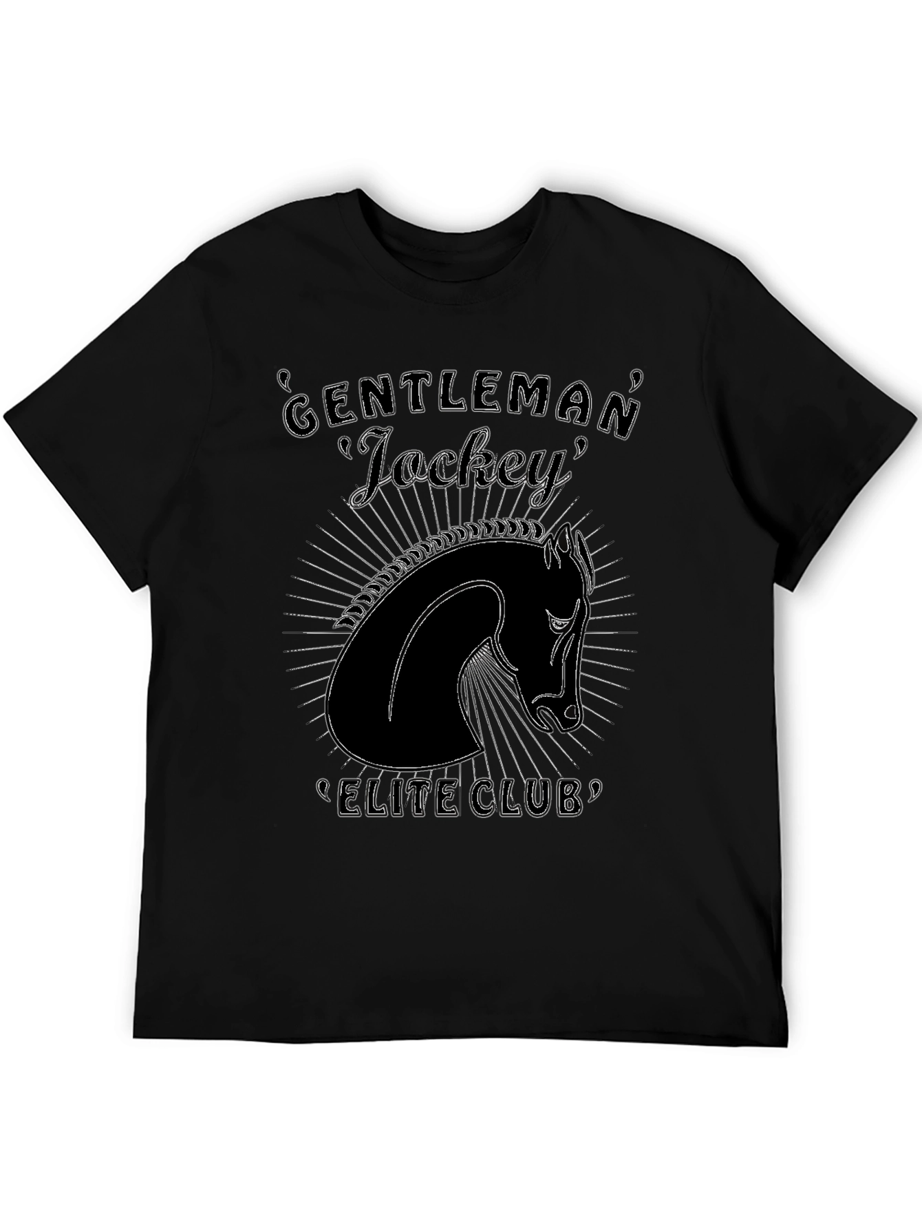Gentleman Jockey Elite Club Black T-Shirt