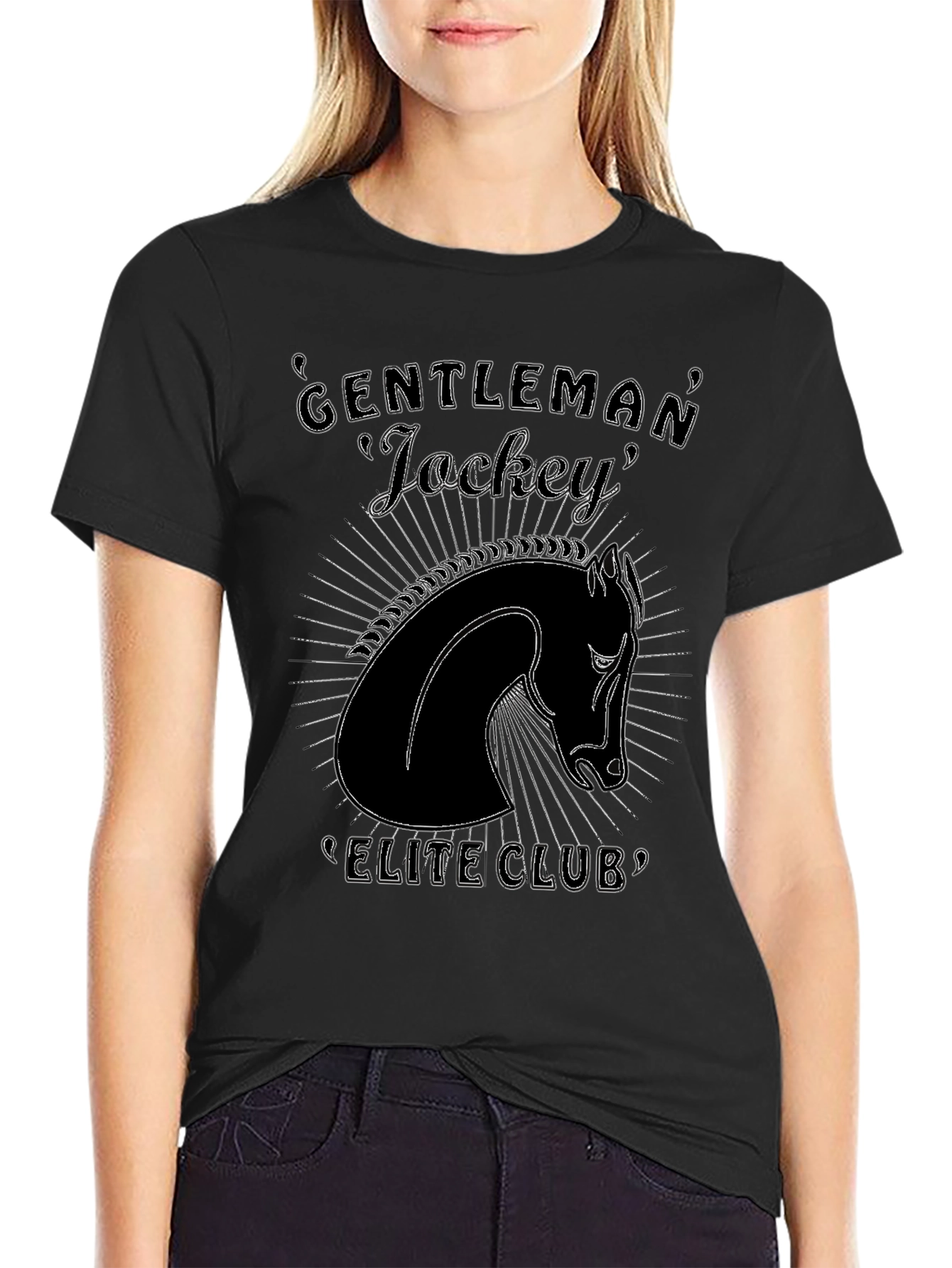 Gentleman Jockey Elite Club Black T-Shirt