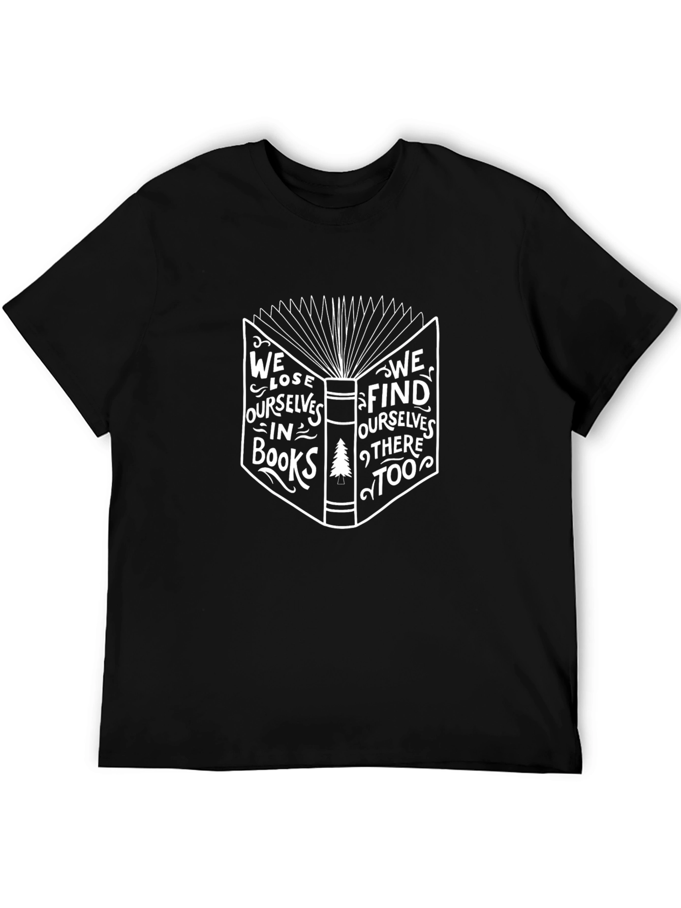 Book Lovers Tee: Find Yourself in Books