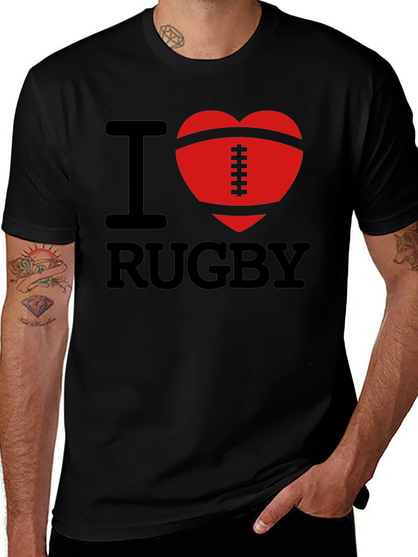 I Love Rugby T-Shirt