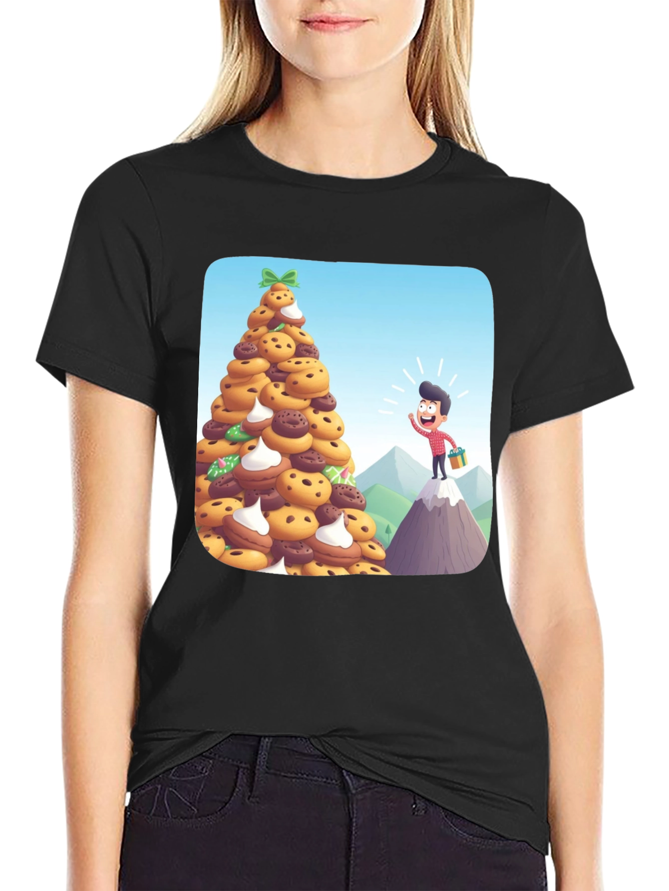 Cookie Christmas Tree Graphic Tee