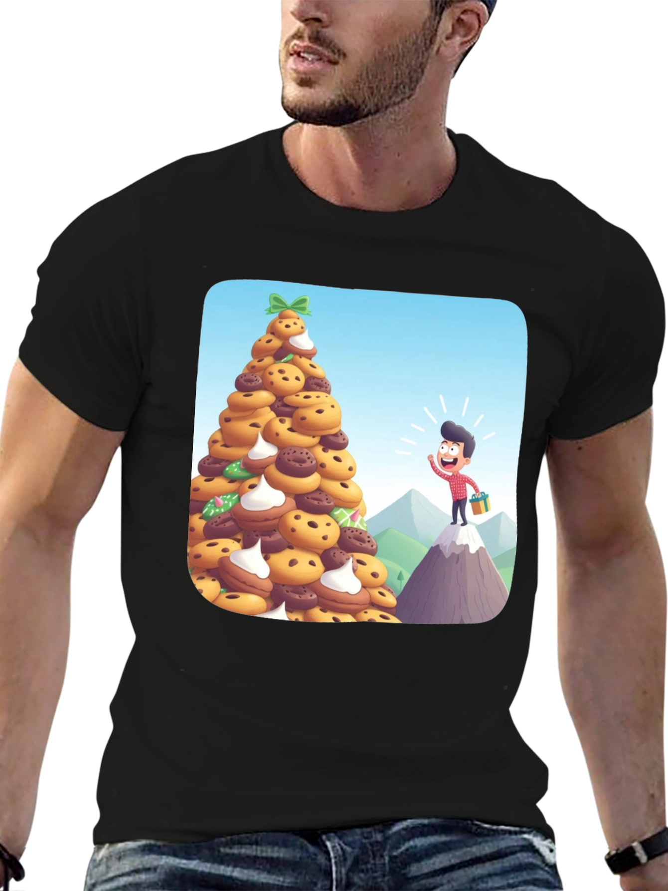 Cookie Christmas Tree Graphic Tee