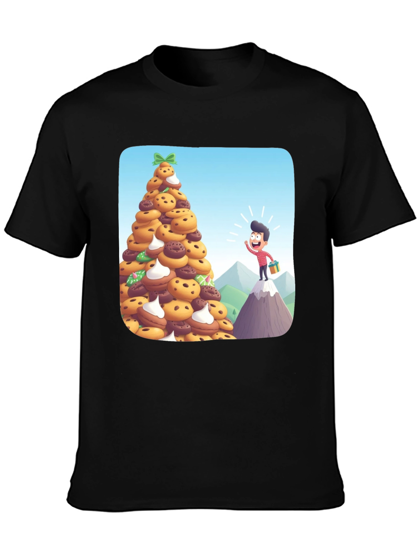 Cookie Christmas Tree Graphic Tee