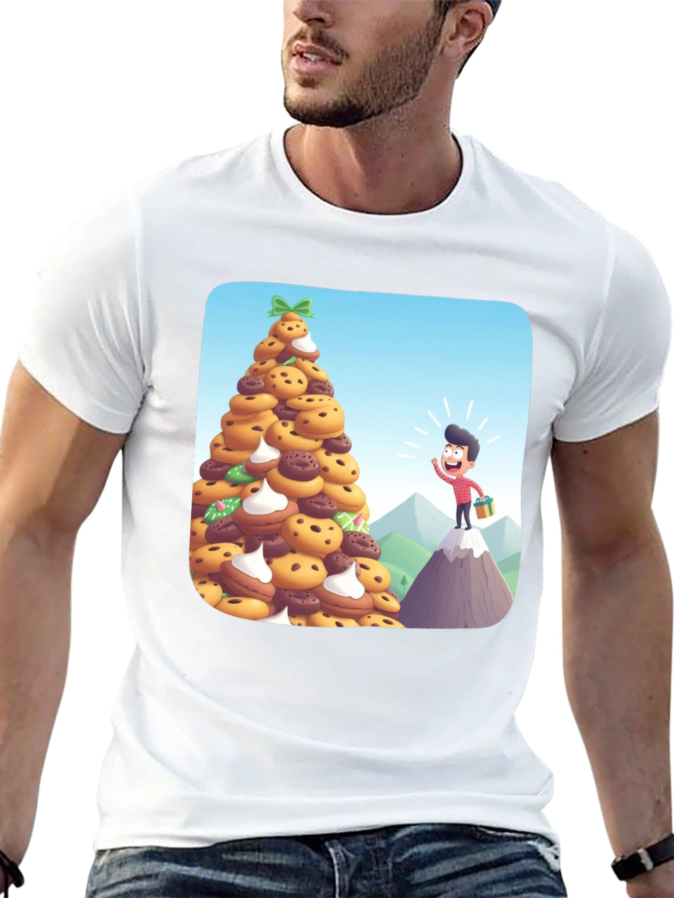 Cookie Christmas Tree Graphic Tee