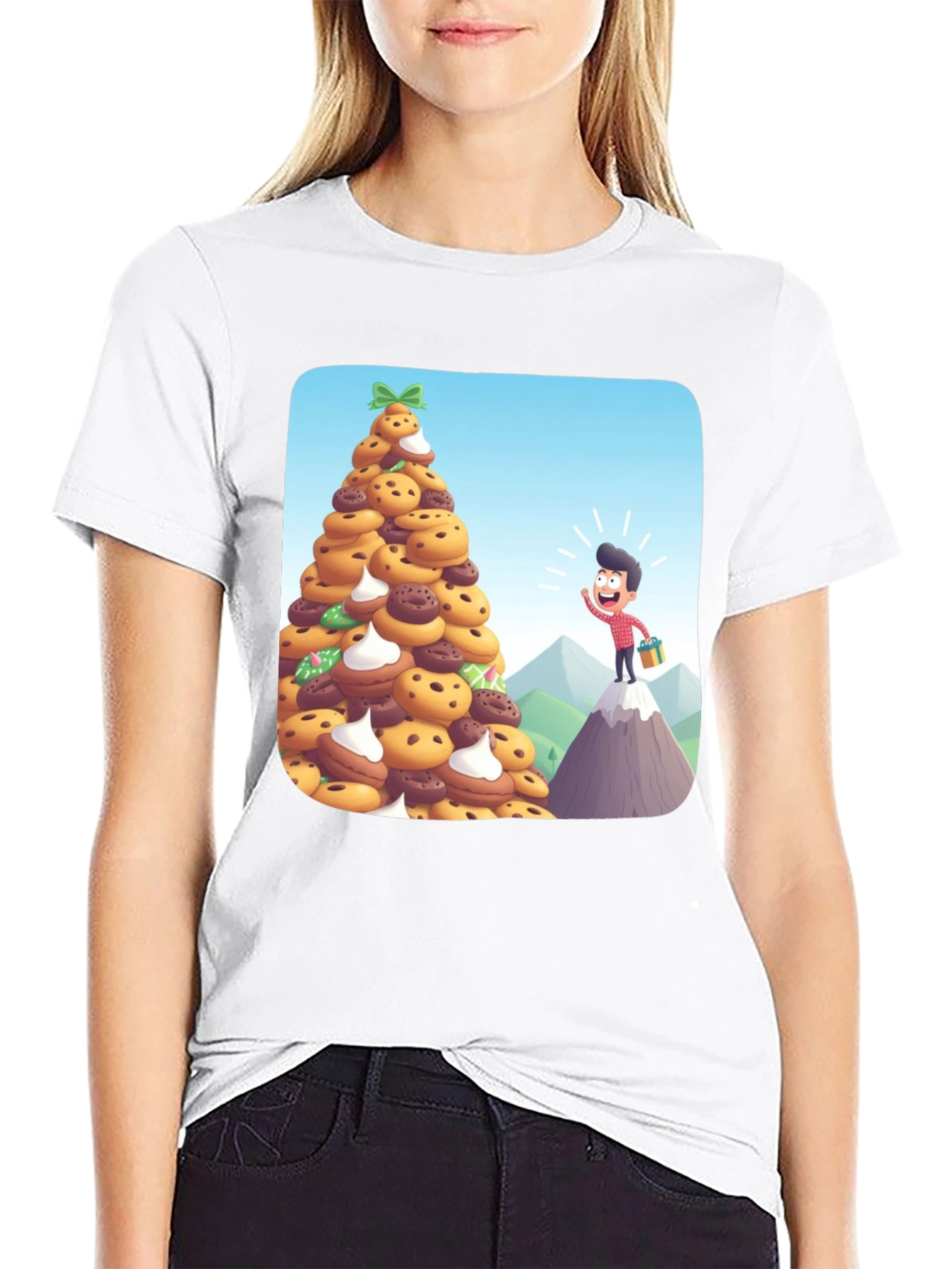Cookie Christmas Tree Graphic Tee