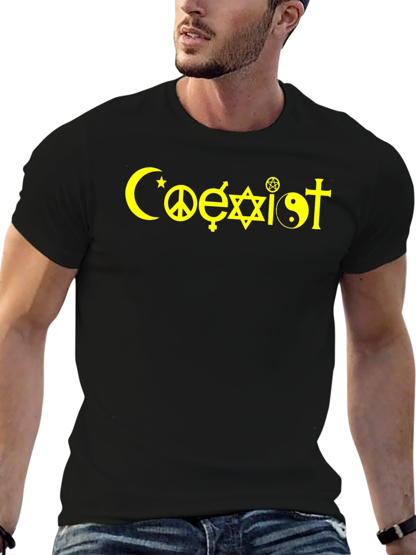 Coexist Graphic T-Shirt - Religious Tolerance Tee