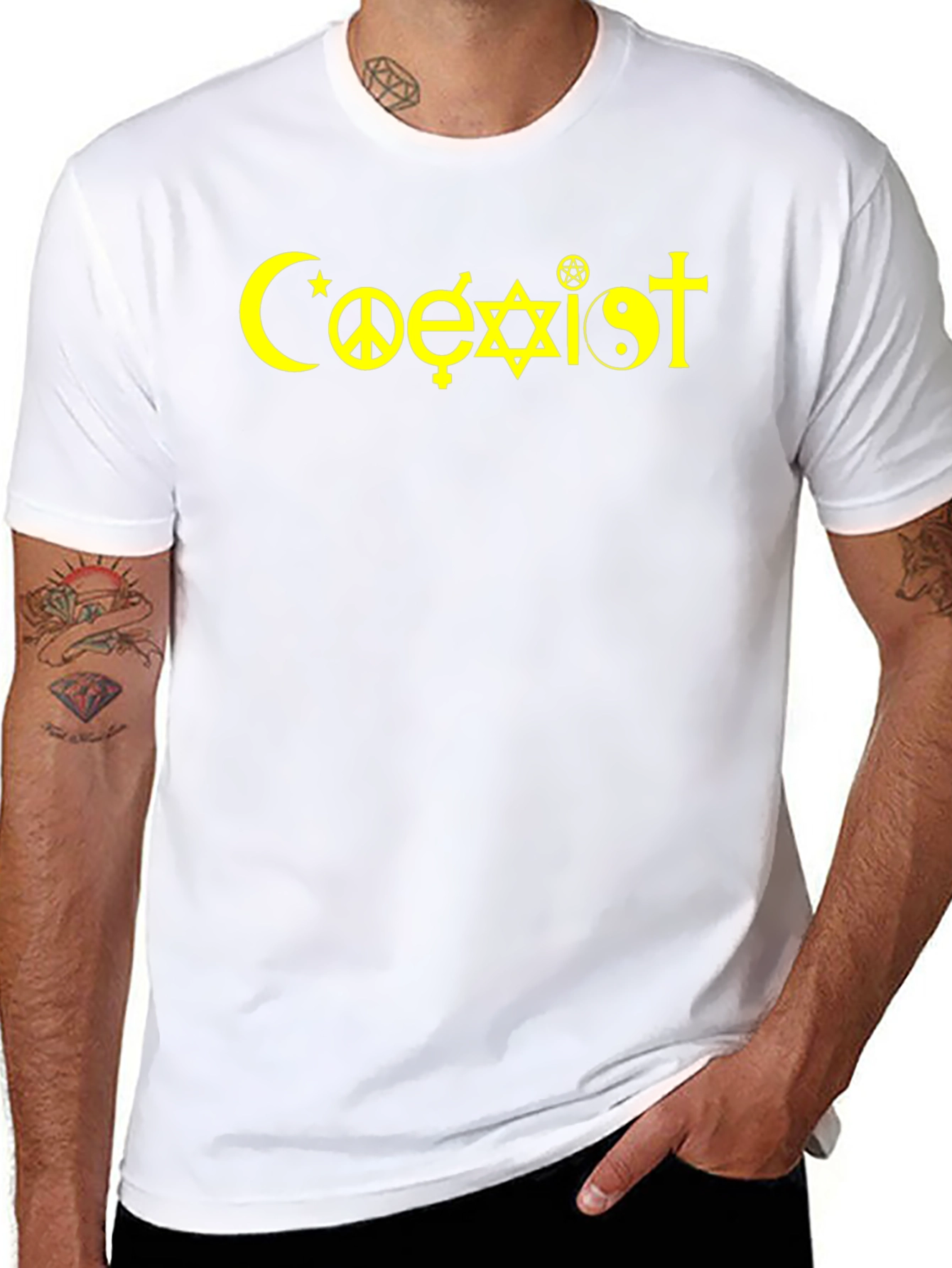Coexist Graphic T-Shirt - Religious Tolerance Tee