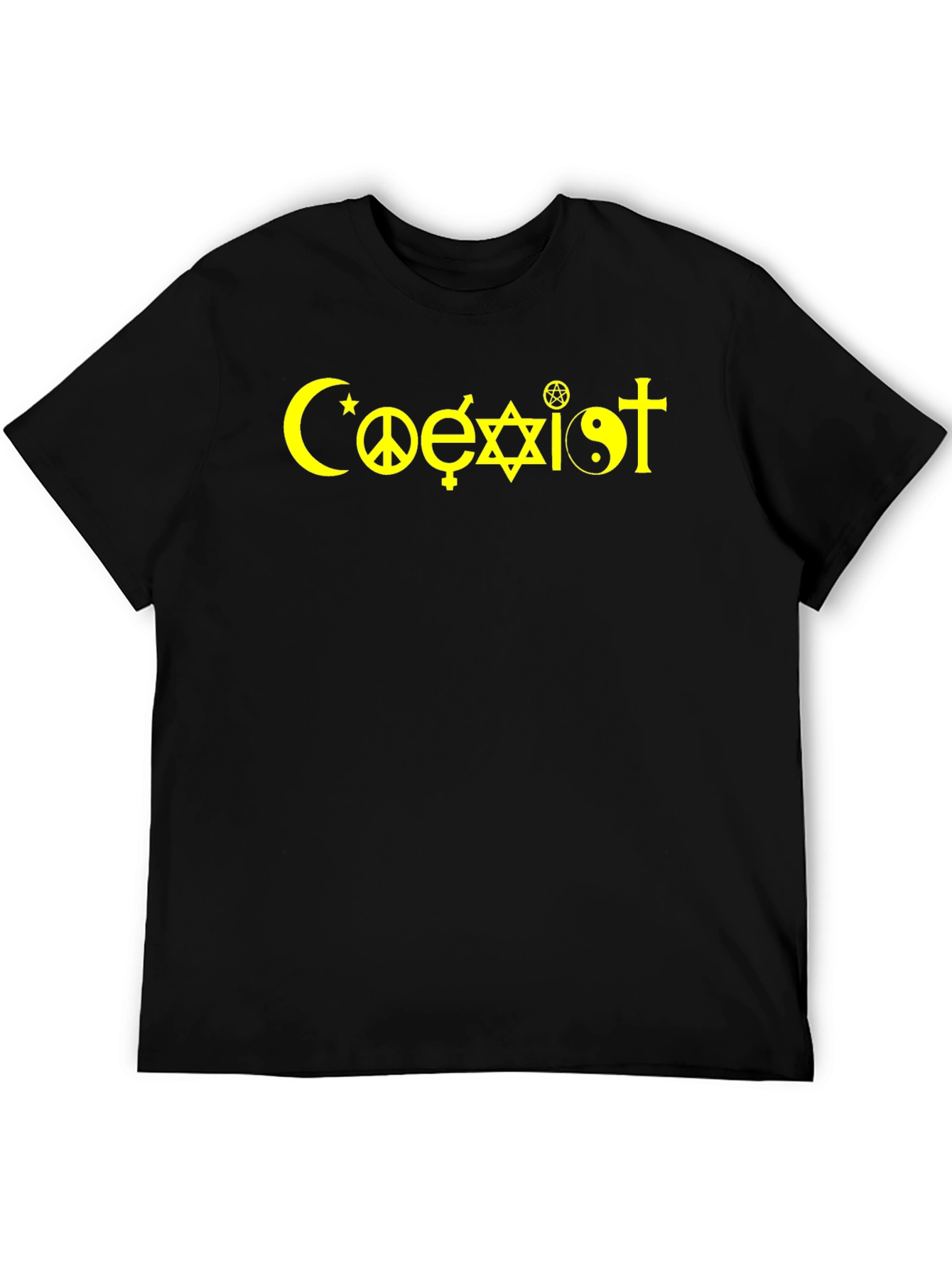 Coexist Graphic T-Shirt - Religious Tolerance Tee