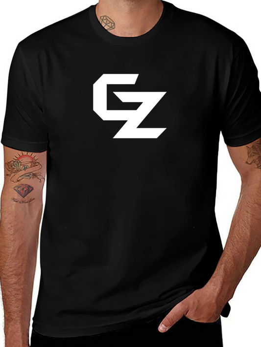 Stylish Black T-Shirt with White Logo