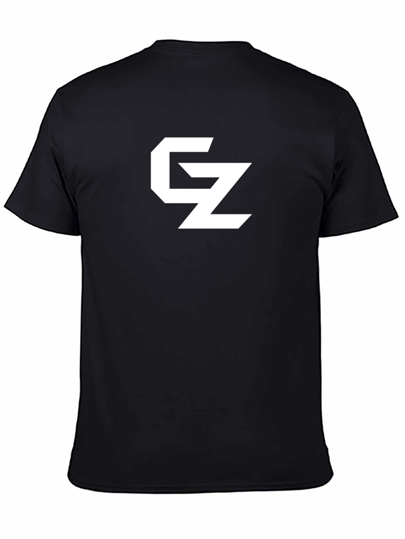 Stylish Black T-Shirt with White Logo