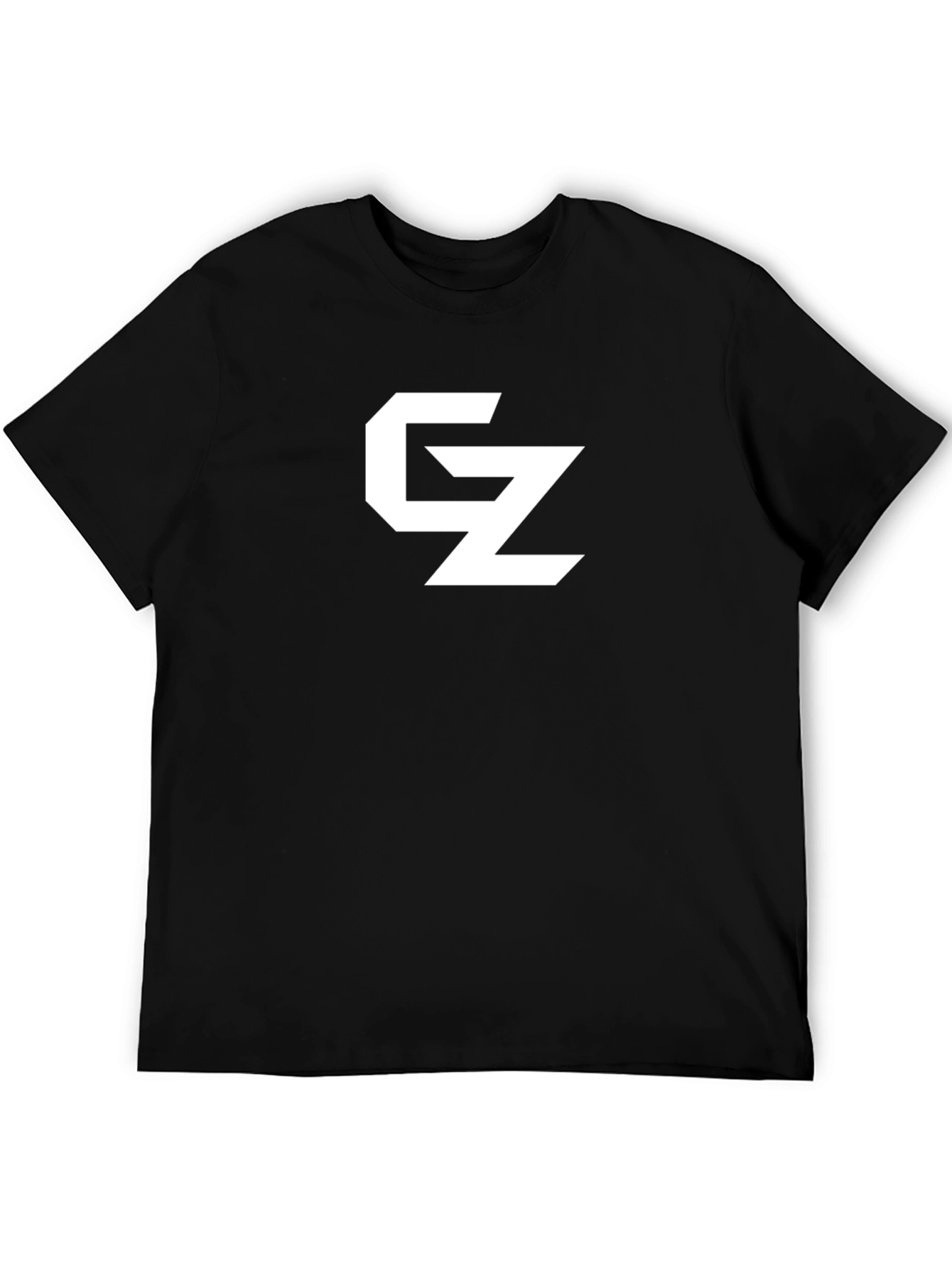 Stylish Black T-Shirt with White Logo