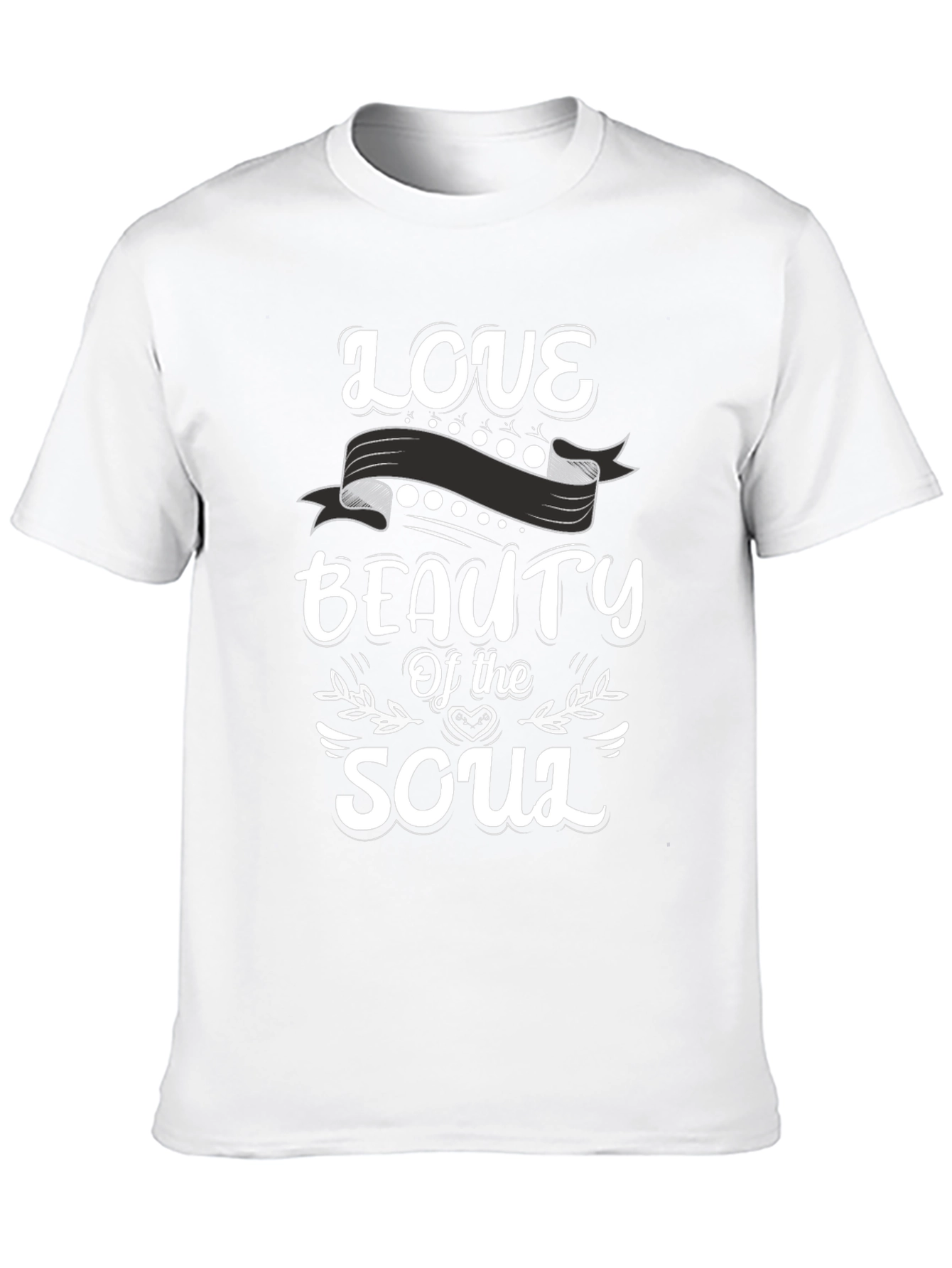 Love Beauty Soul T-Shirt - Stylish Black Tee