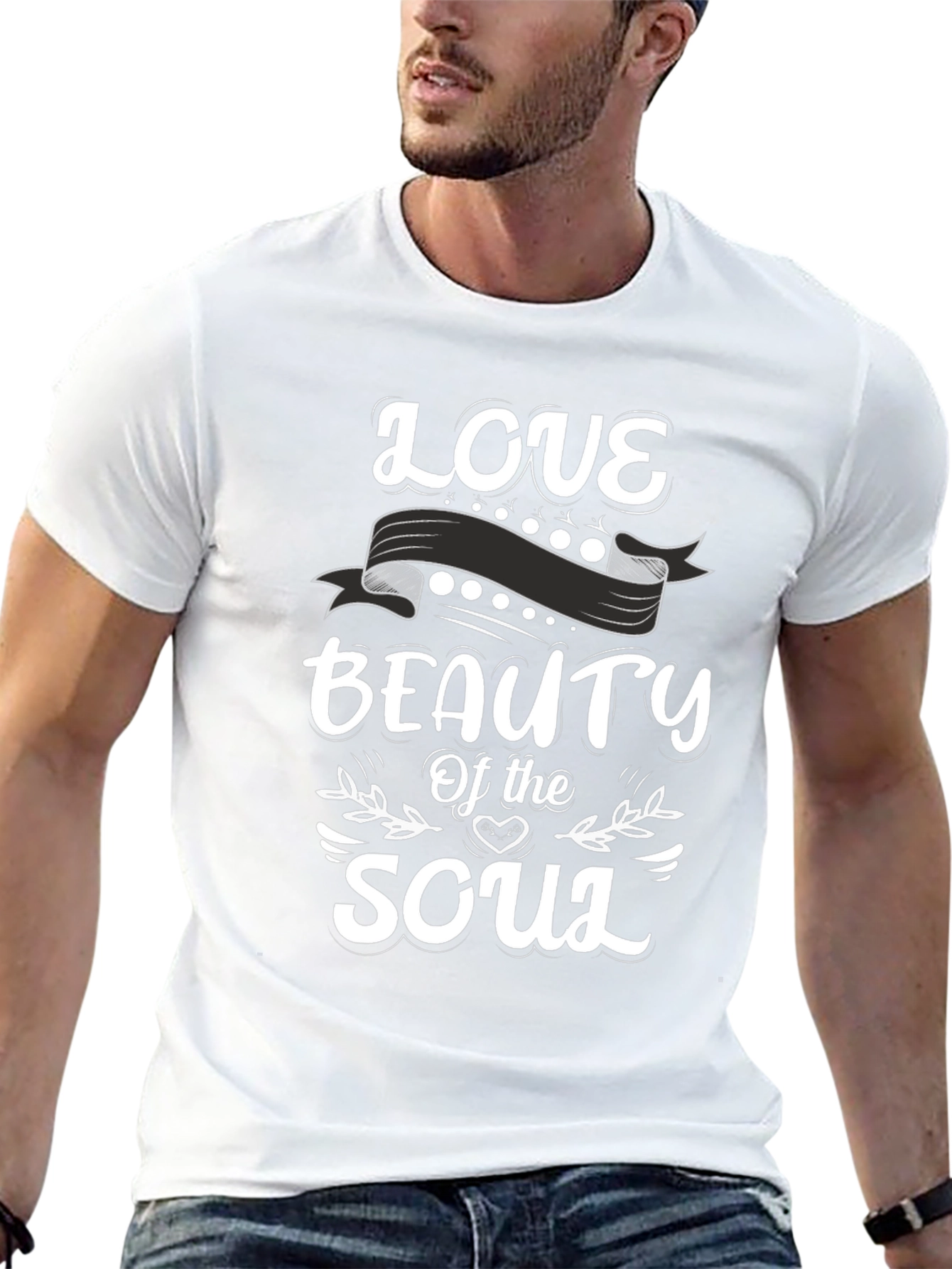 Love Beauty Soul T-Shirt - Stylish Black Tee