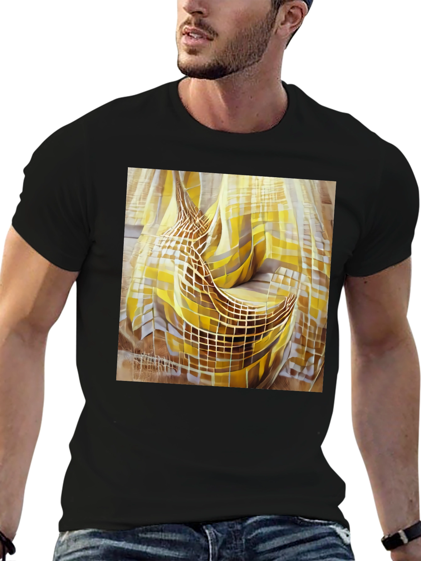 Abstract Banana Graphic Tee