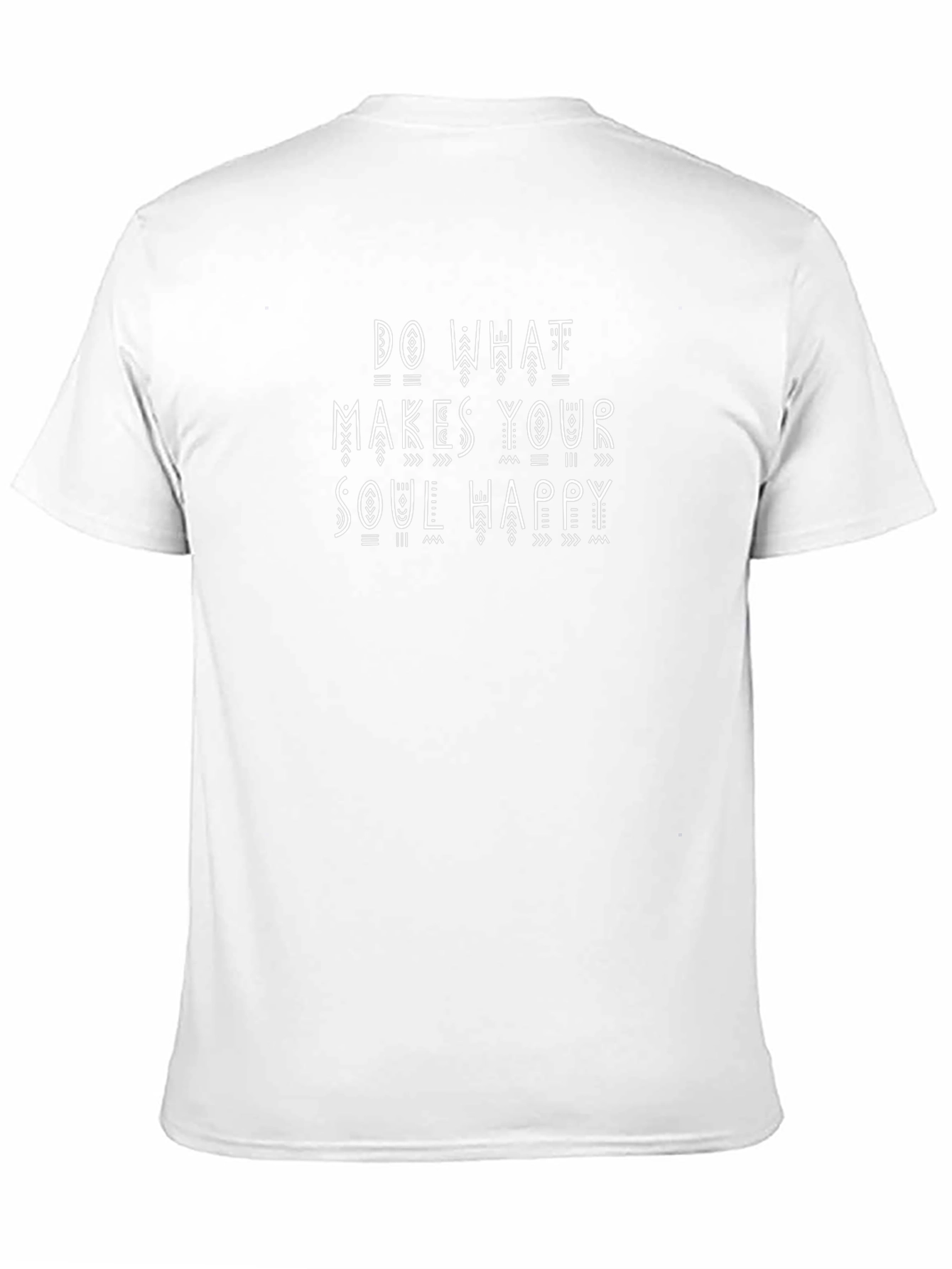 Soul Happy Graphic Tee - Black Cotton Shirt