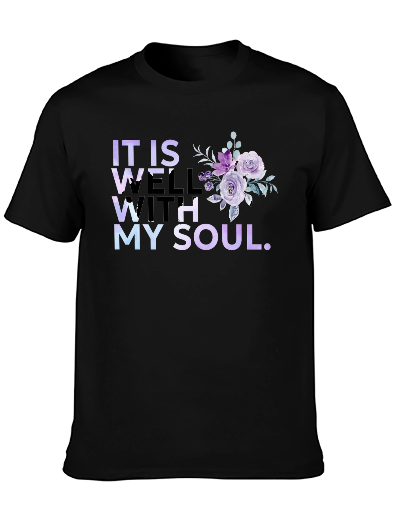 It Is Well With My Soul Floral T-Shirt