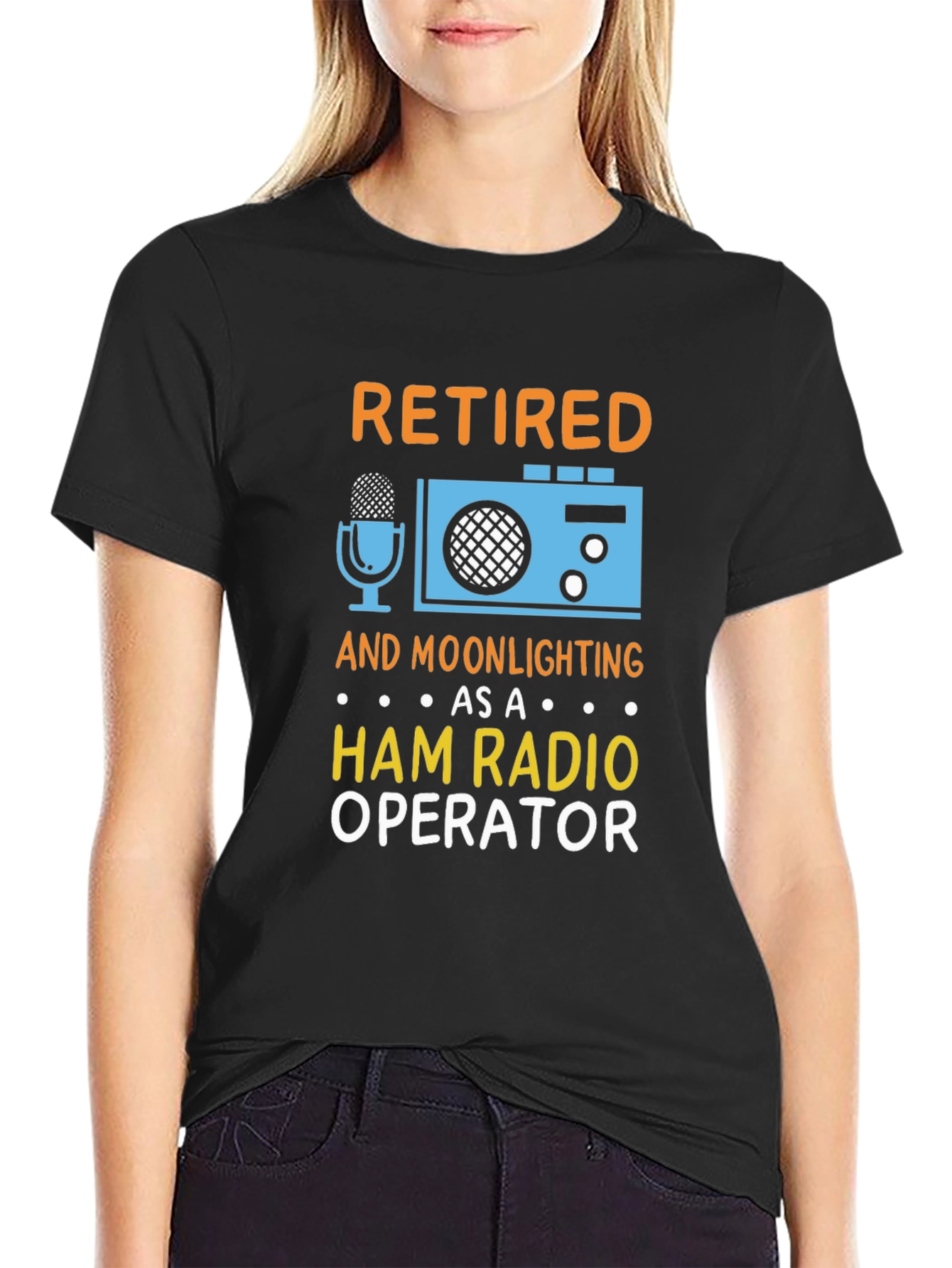 Retired Ham Radio Operator Graphic T-Shirt