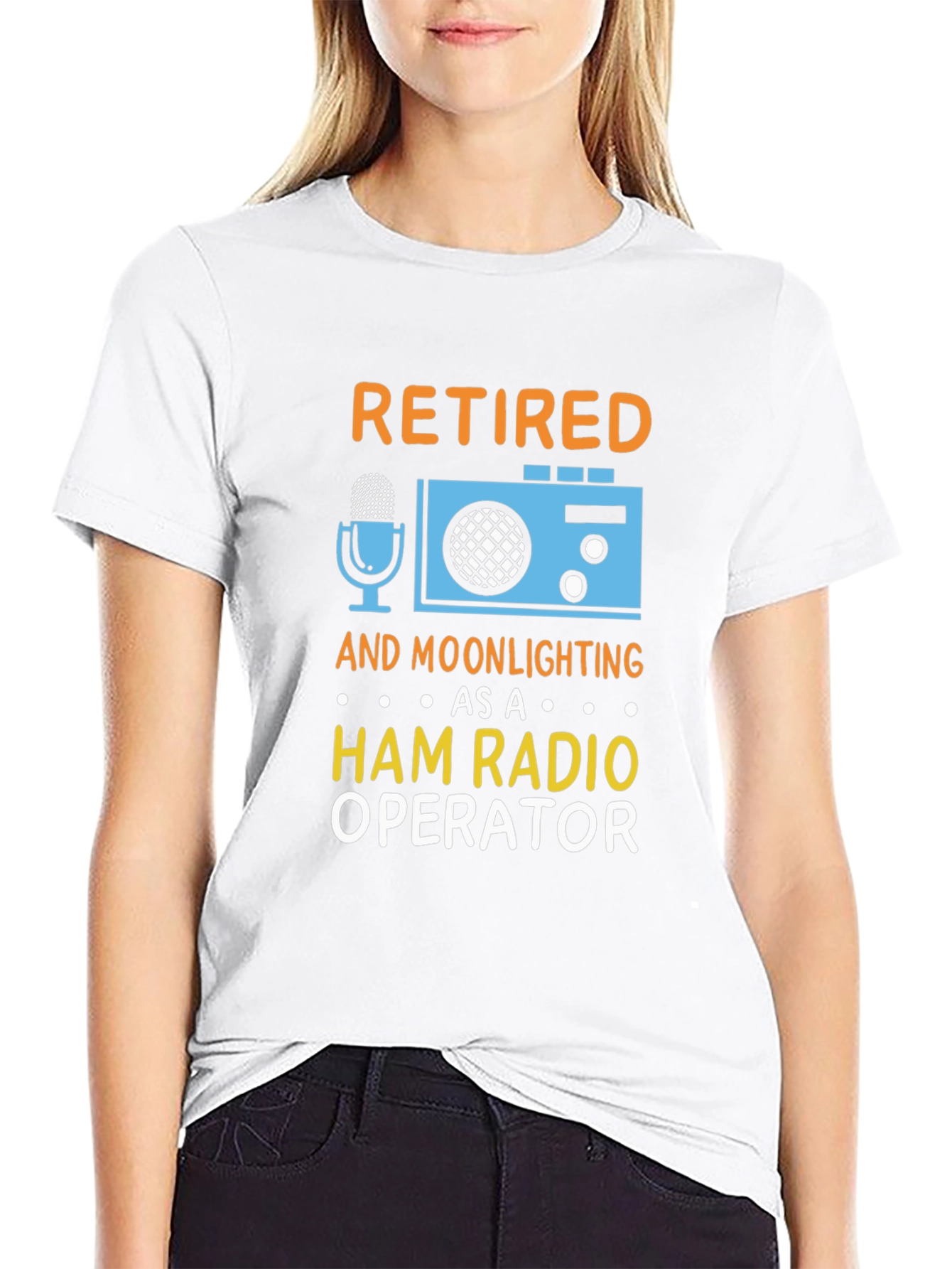 Retired Ham Radio Operator Graphic T-Shirt
