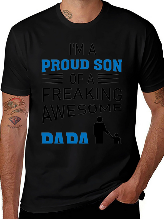 Proud Son of an Awesome Dada T-Shirt