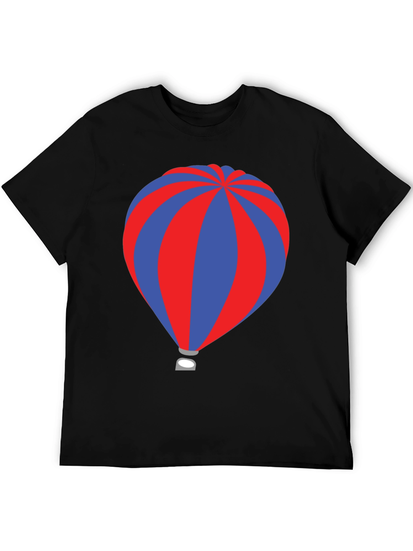 Striped Hot Air Balloon Graphic Tee