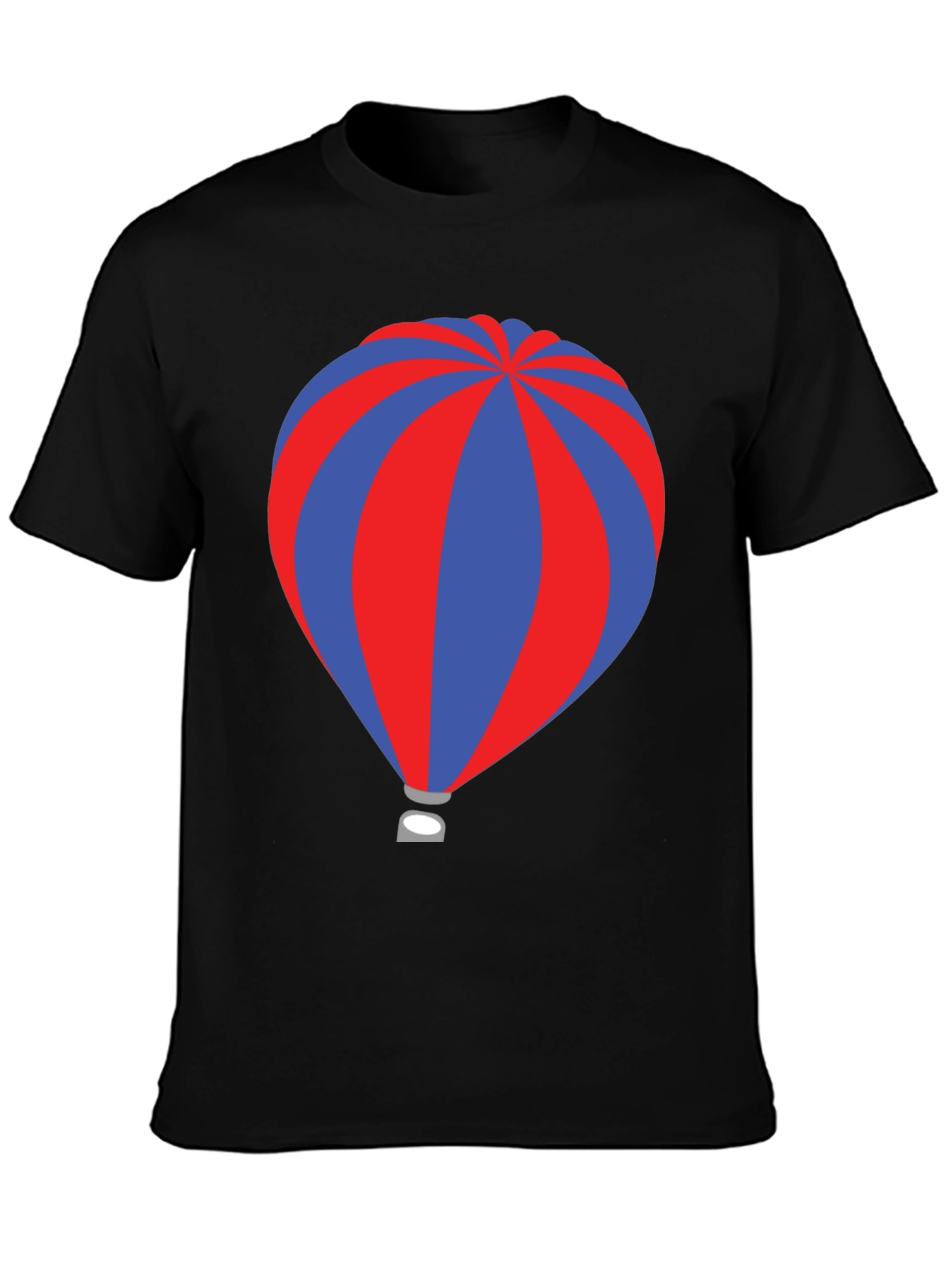 Striped Hot Air Balloon Graphic Tee