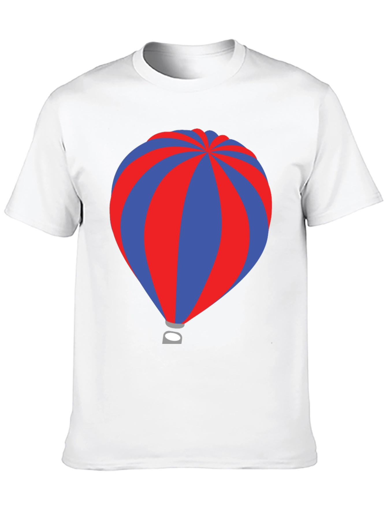 Striped Hot Air Balloon Graphic Tee