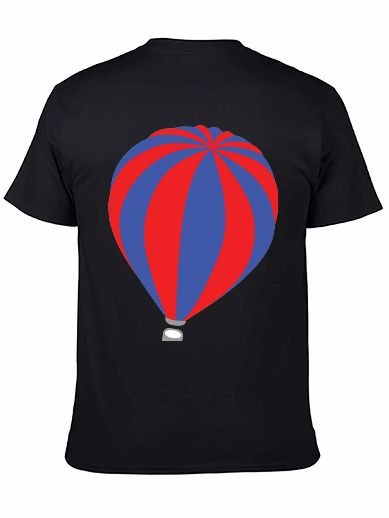 Striped Hot Air Balloon Graphic Tee