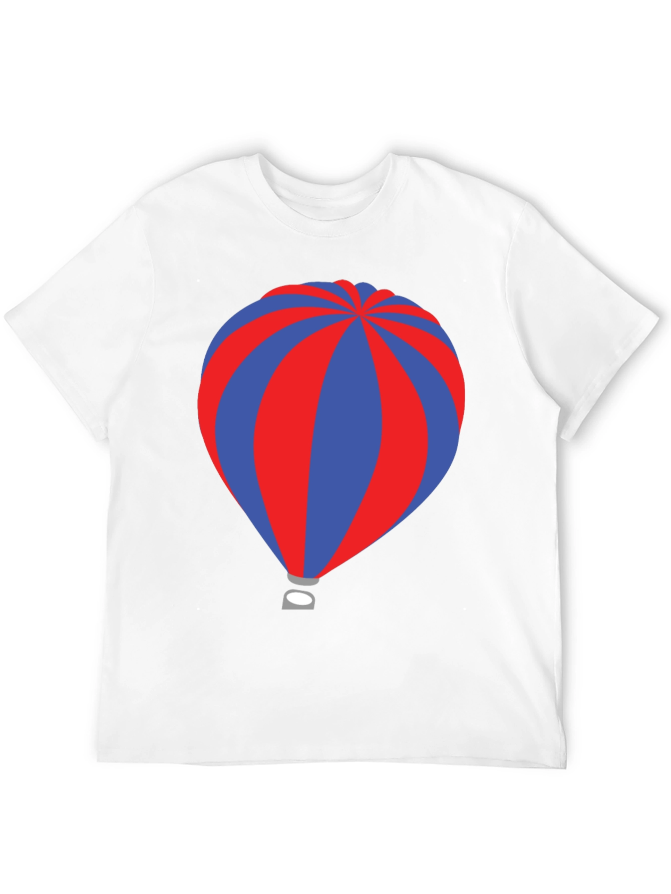 Striped Hot Air Balloon Graphic Tee