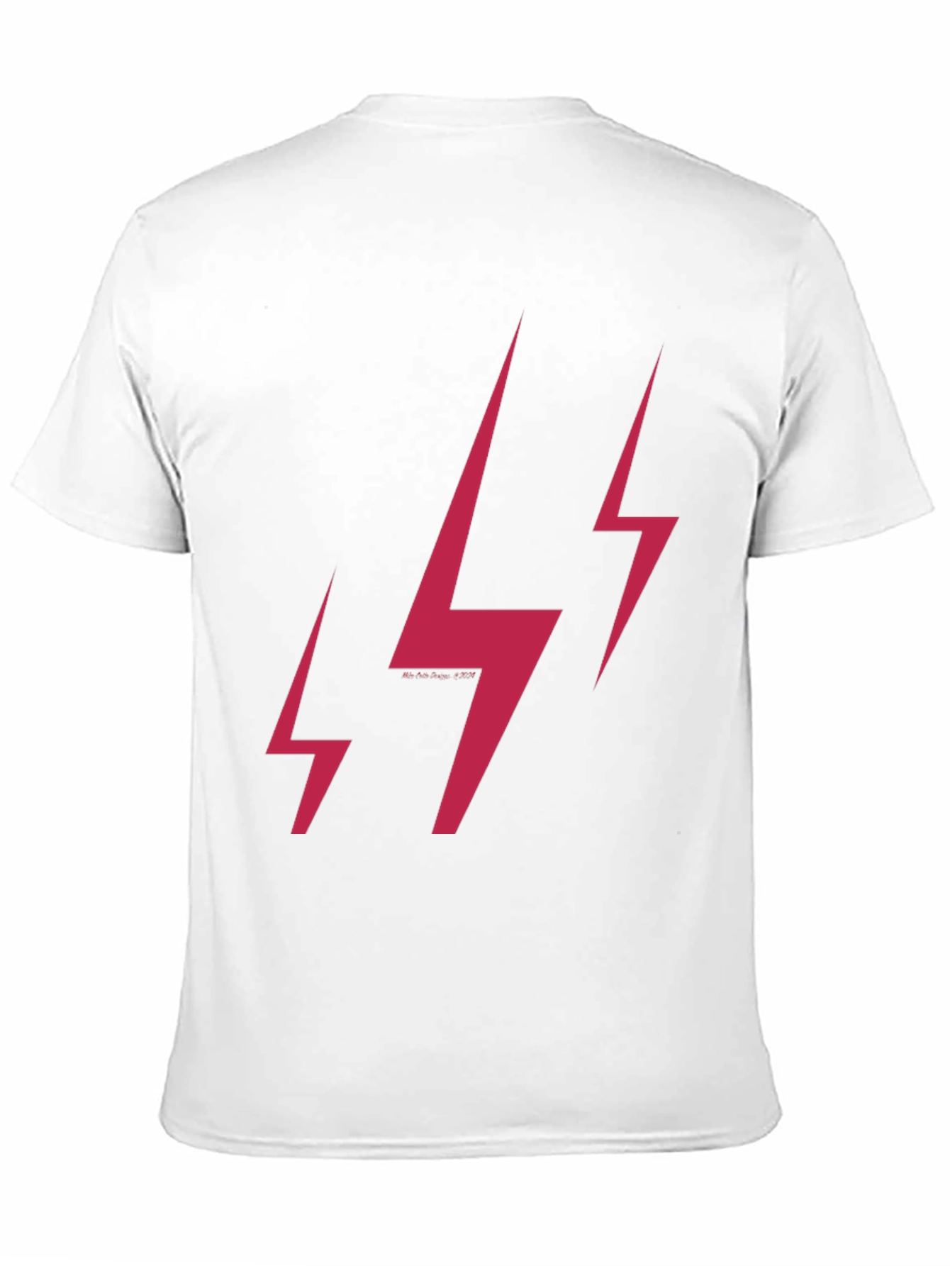 Lightning Bolt Graphic Print T-Shirt