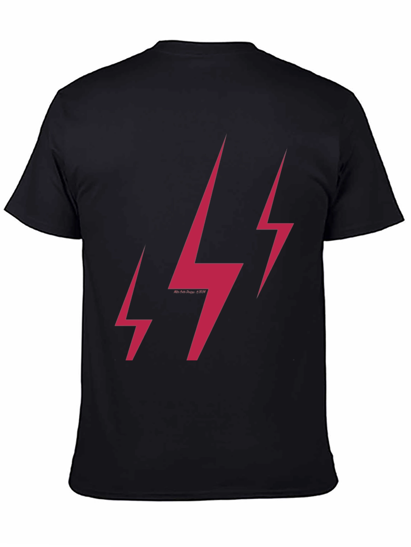 Lightning Bolt Graphic Print T-Shirt