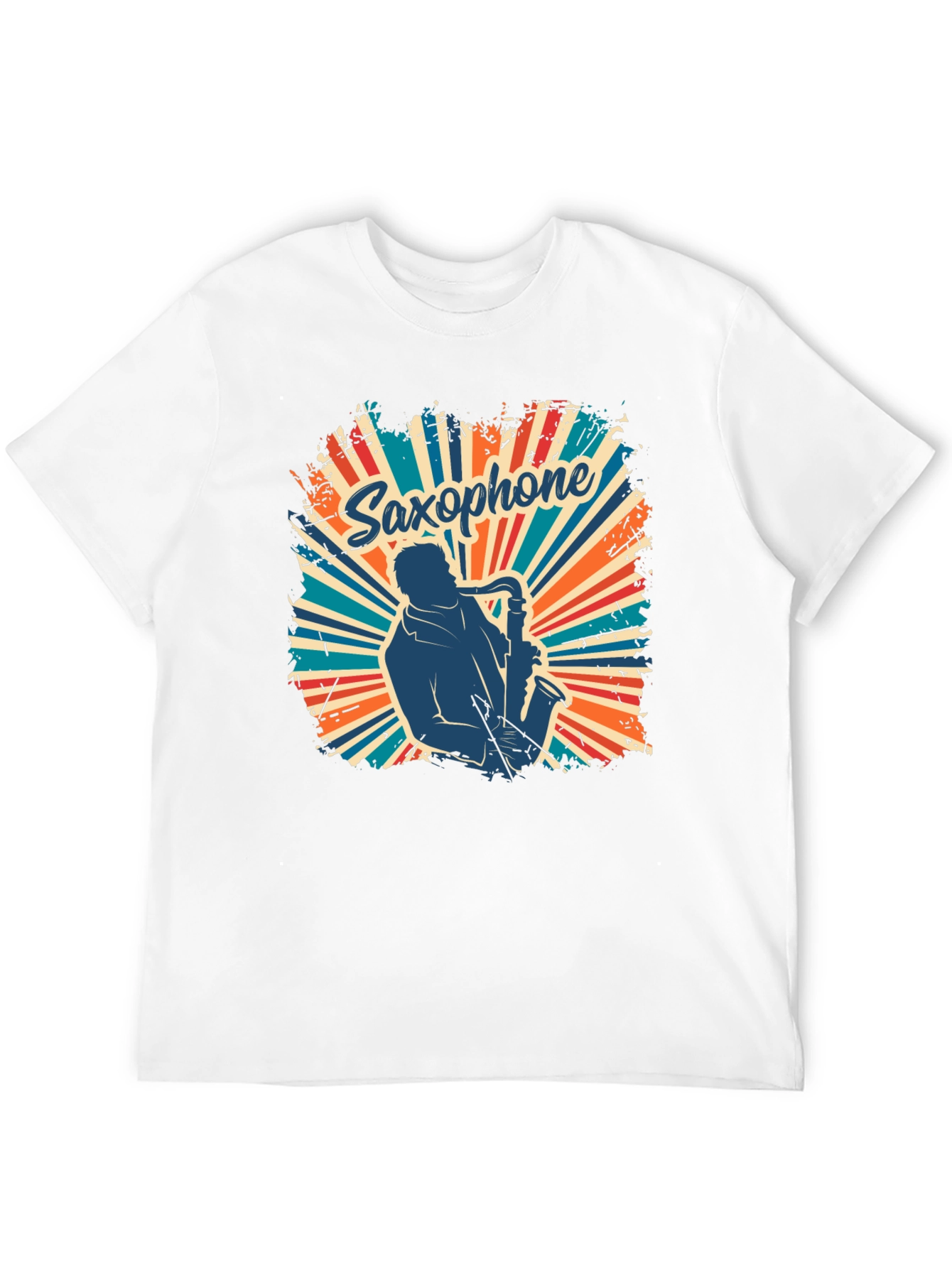 Saxophone Retro T-Shirt - Musician Graphic Tee