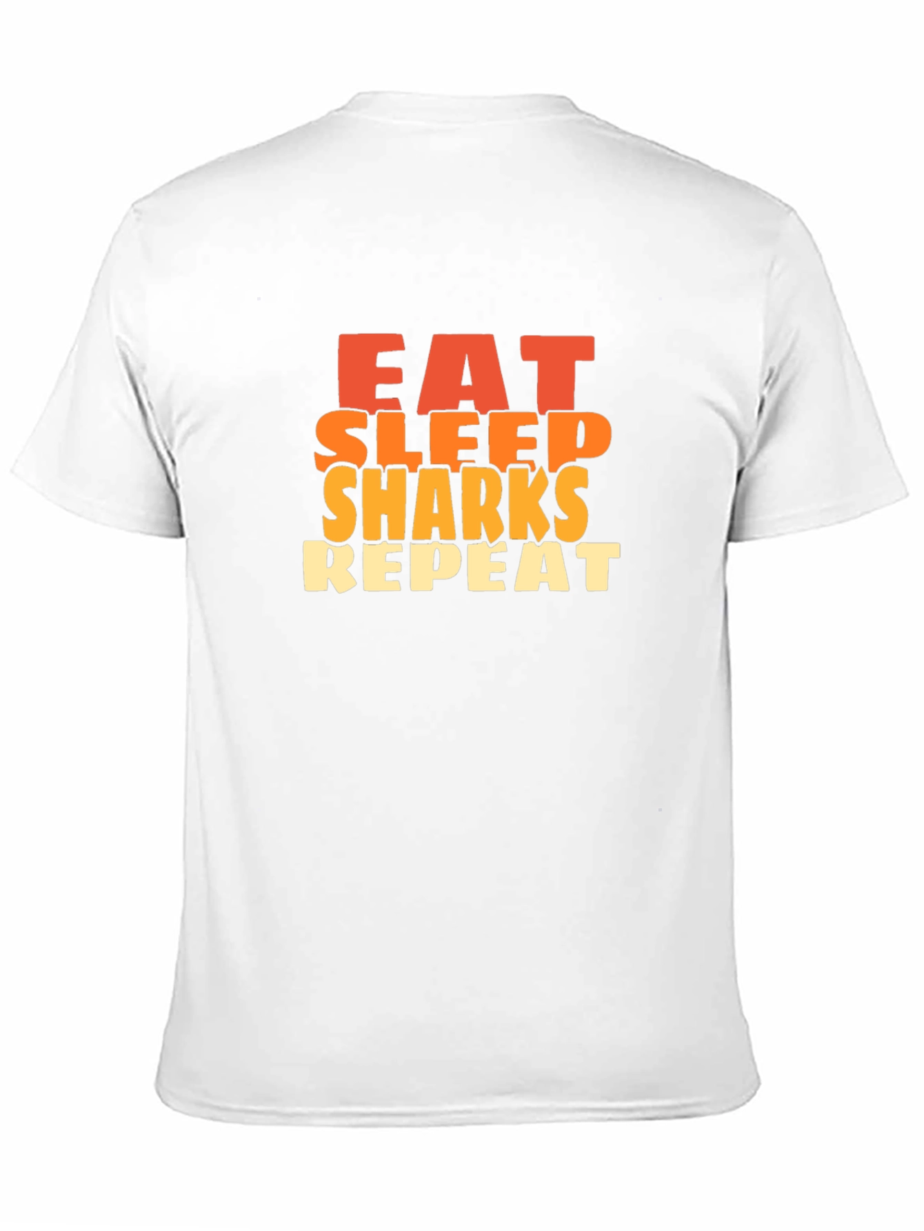 Eat Sleep Sharks Repeat Graphic Tee