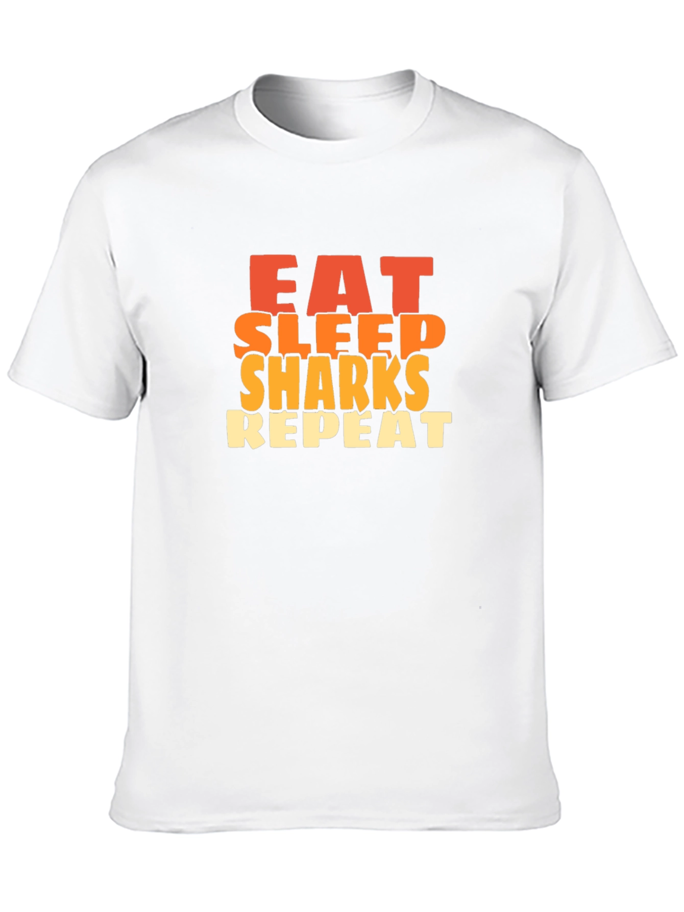 Eat Sleep Sharks Repeat Graphic Tee