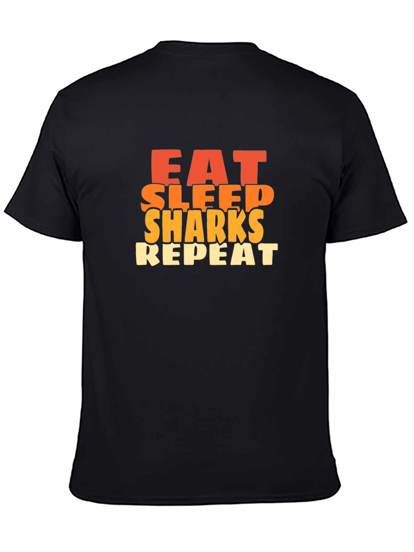Eat Sleep Sharks Repeat Graphic Tee