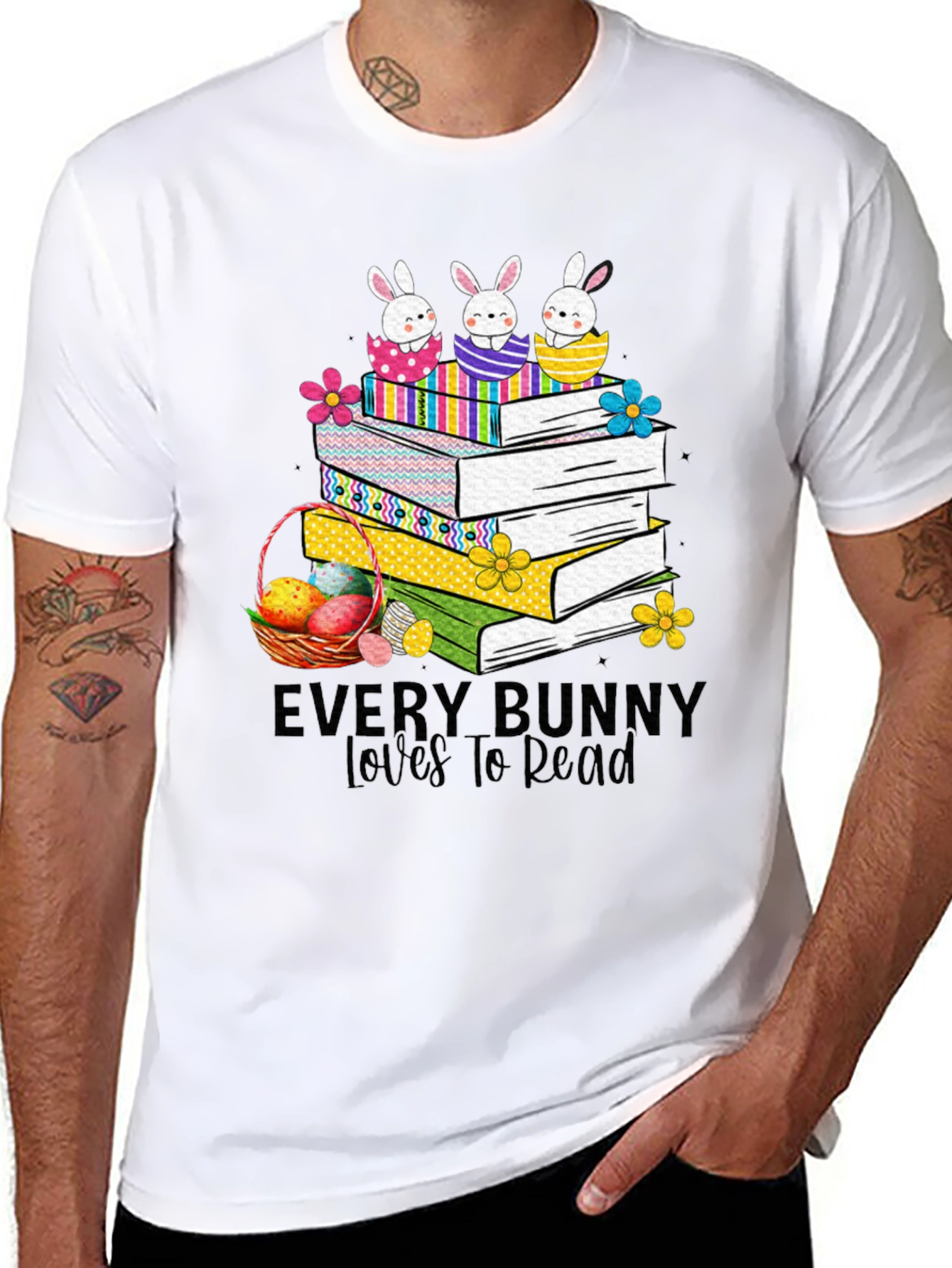 Every Bunny Loves to Read Easter T-Shirt