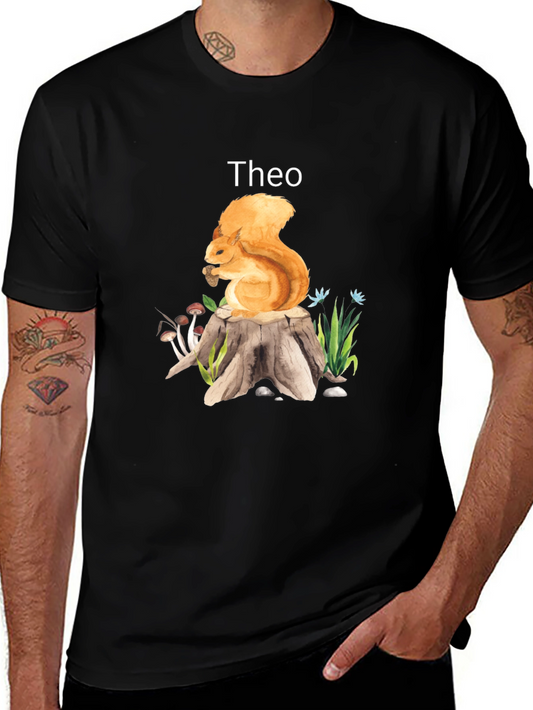 Theo Squirrel Tee - Nature Inspired Gift