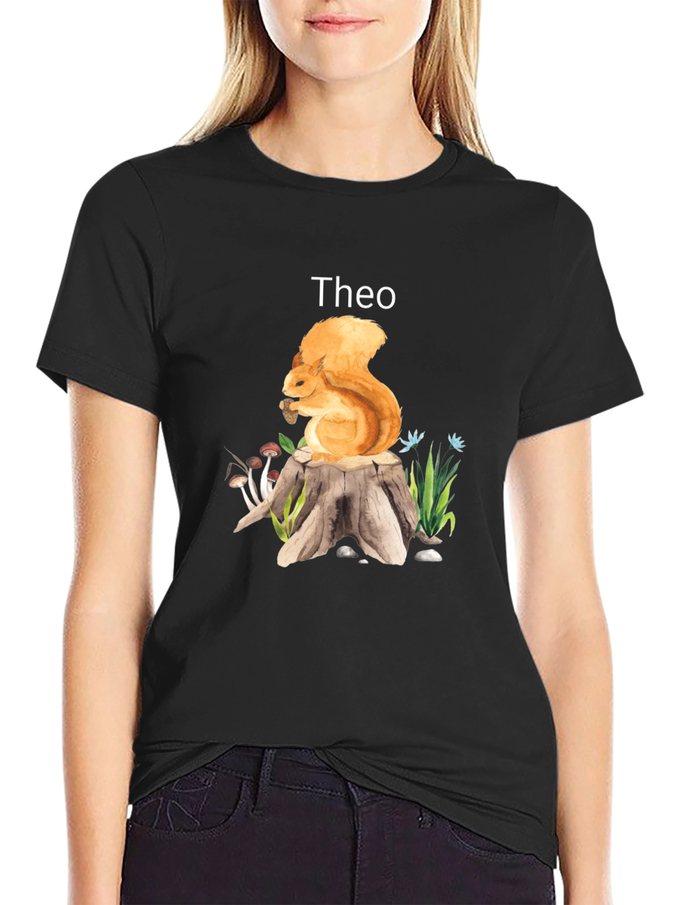 Theo Squirrel Tee - Nature Inspired Gift
