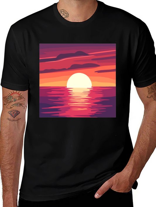 Sunset Graphic T-Shirt - Relaxed Fit
