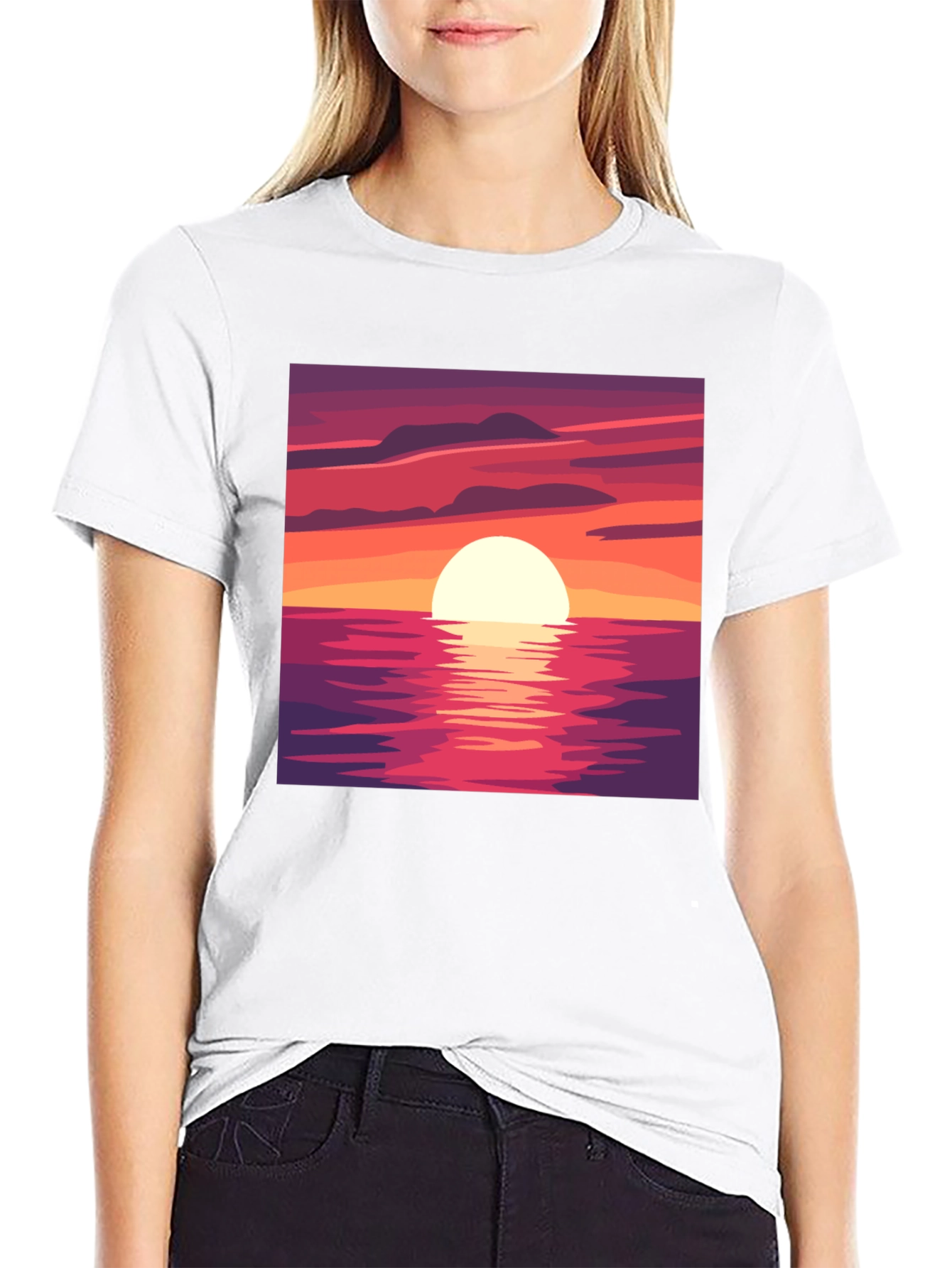 Sunset Graphic T-Shirt - Relaxed Fit