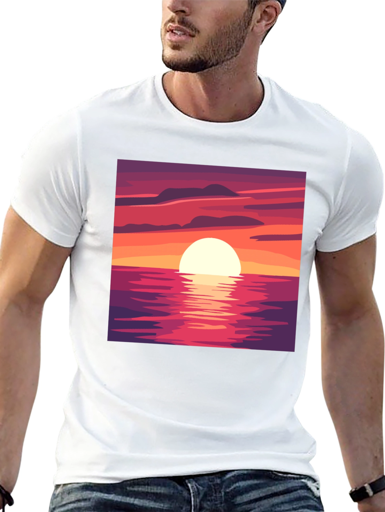Sunset Graphic T-Shirt - Relaxed Fit