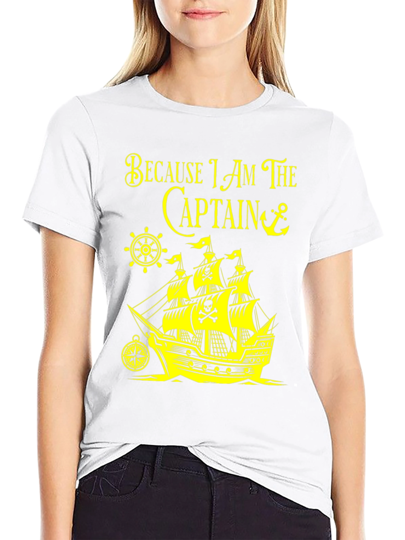 Pirate Captain T-Shirt - Because I Am The Captain!