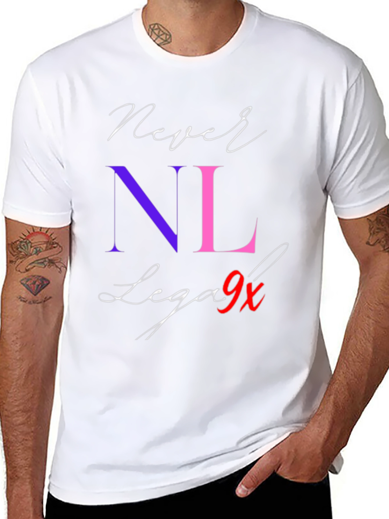 Never NL Lega9x Graphic Tee