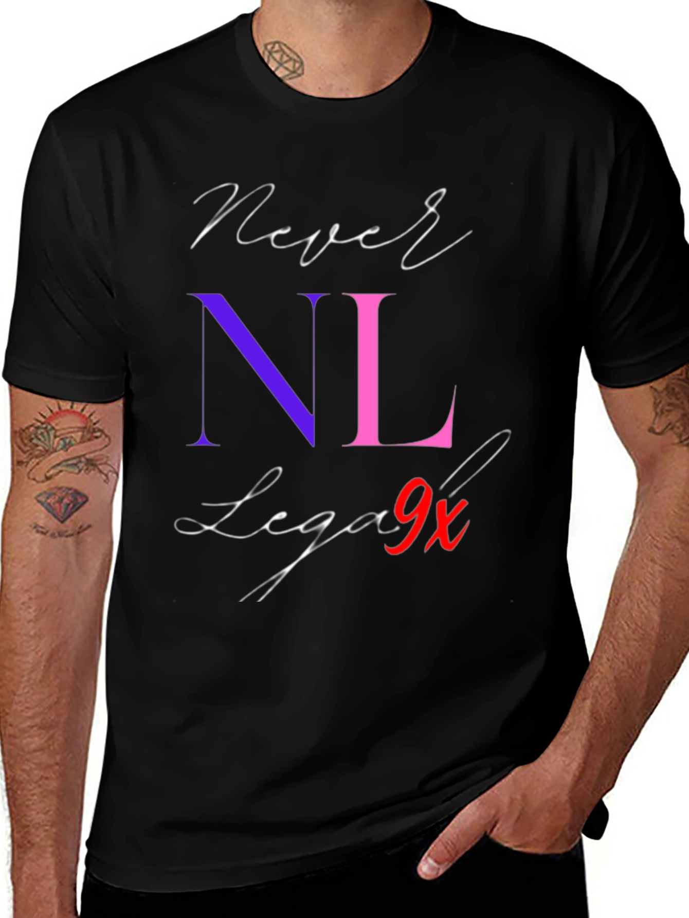 Never NL Lega9x Graphic Tee