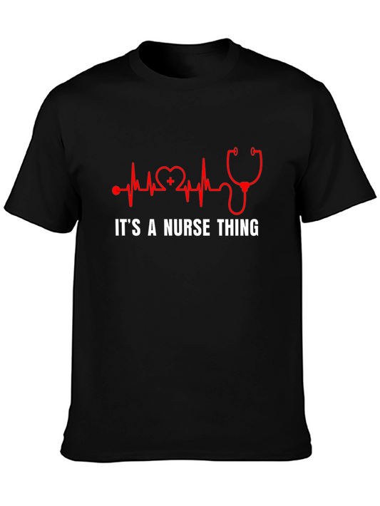 Its A Nurse Thing Black T-Shirt