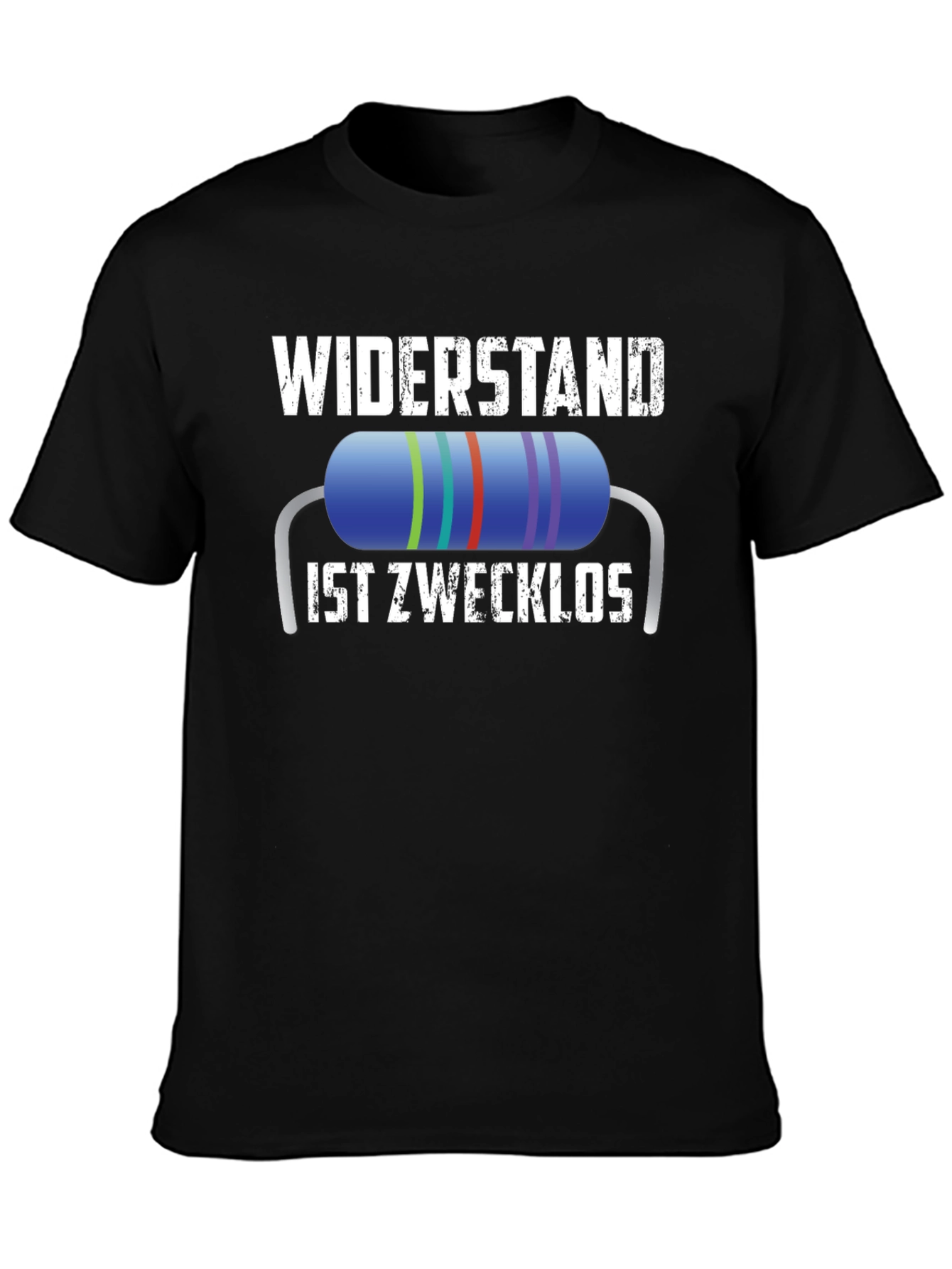 Widerstand Ist Zwecklos T-Shirt - Funny German Resistance Tee