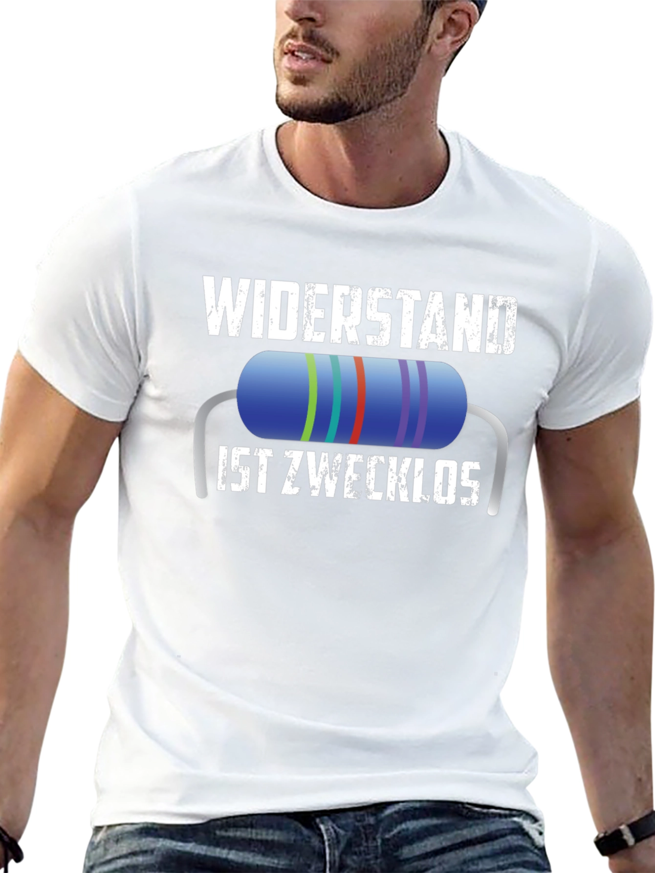 Widerstand Ist Zwecklos T-Shirt - Funny German Resistance Tee